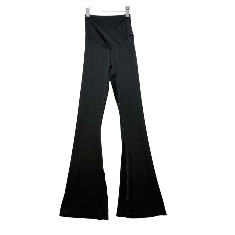 OFFLINE By Aerie Real Me High Waisted Crossover Flare Legging Black XS - Picture 5 of 16